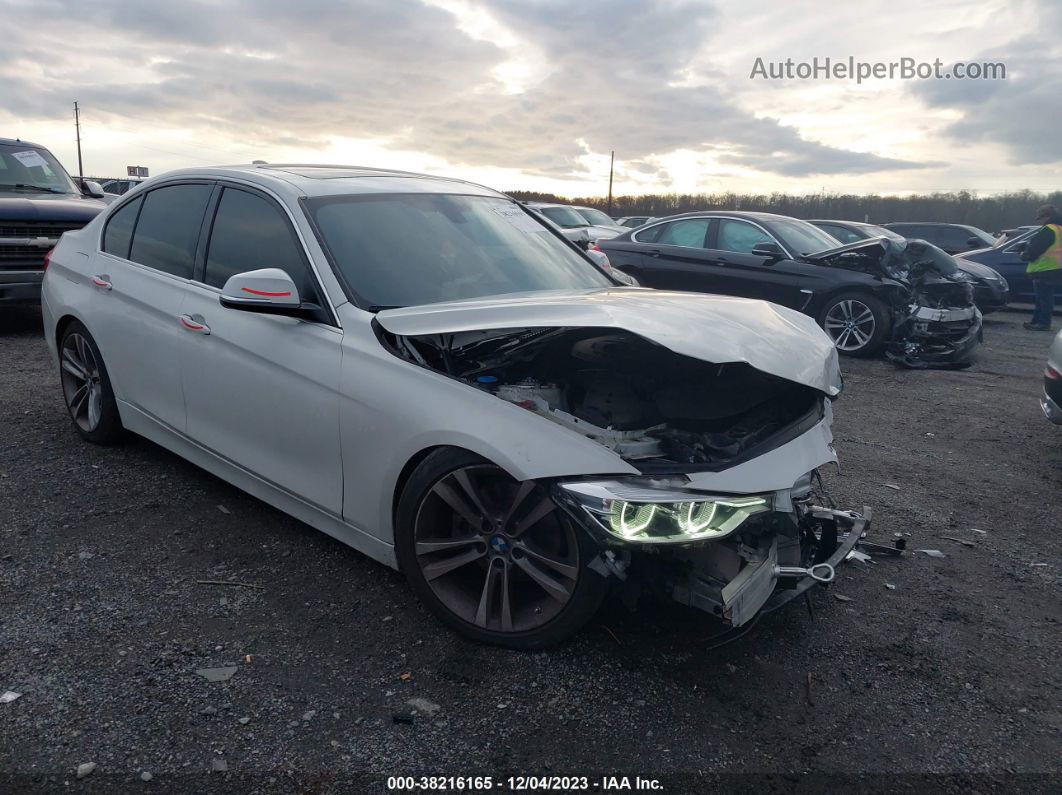 2017 Bmw 330i Xdrive White vin: WBA8D9G32HNU61367