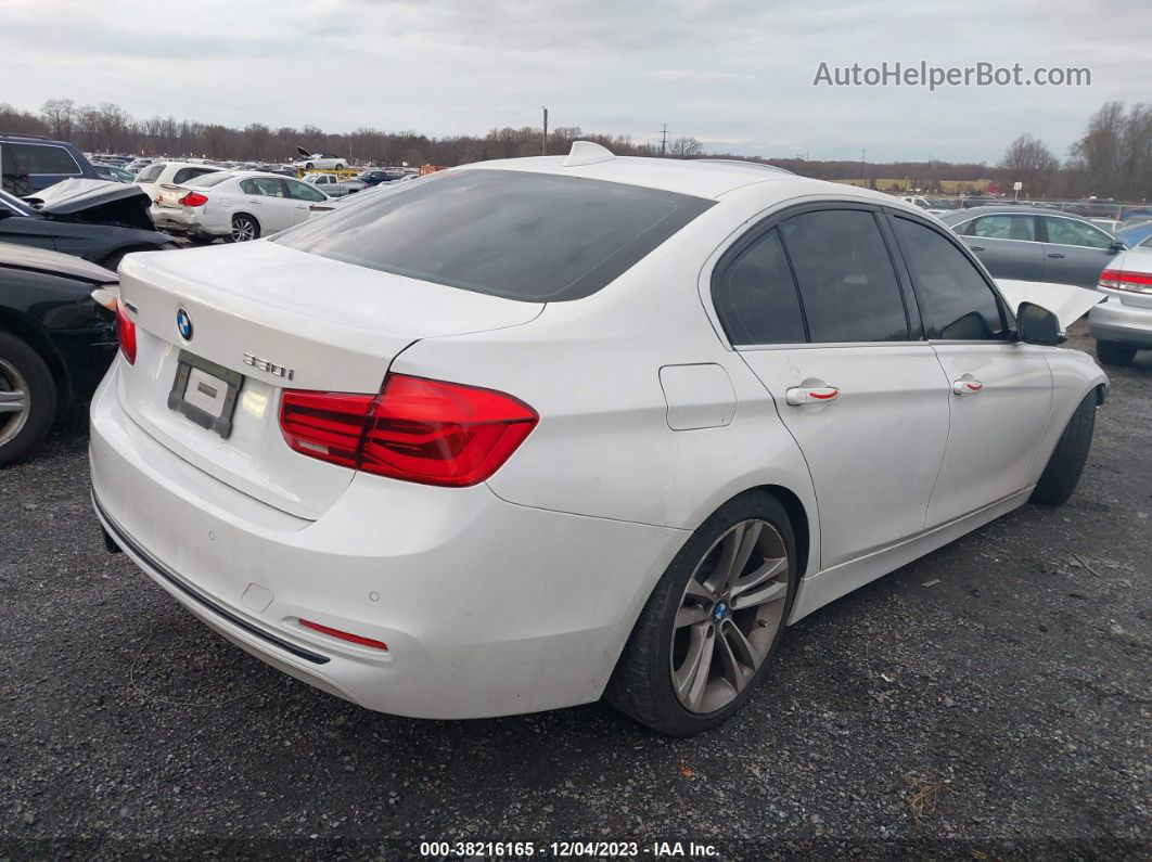 2017 Bmw 330i Xdrive White vin: WBA8D9G32HNU61367