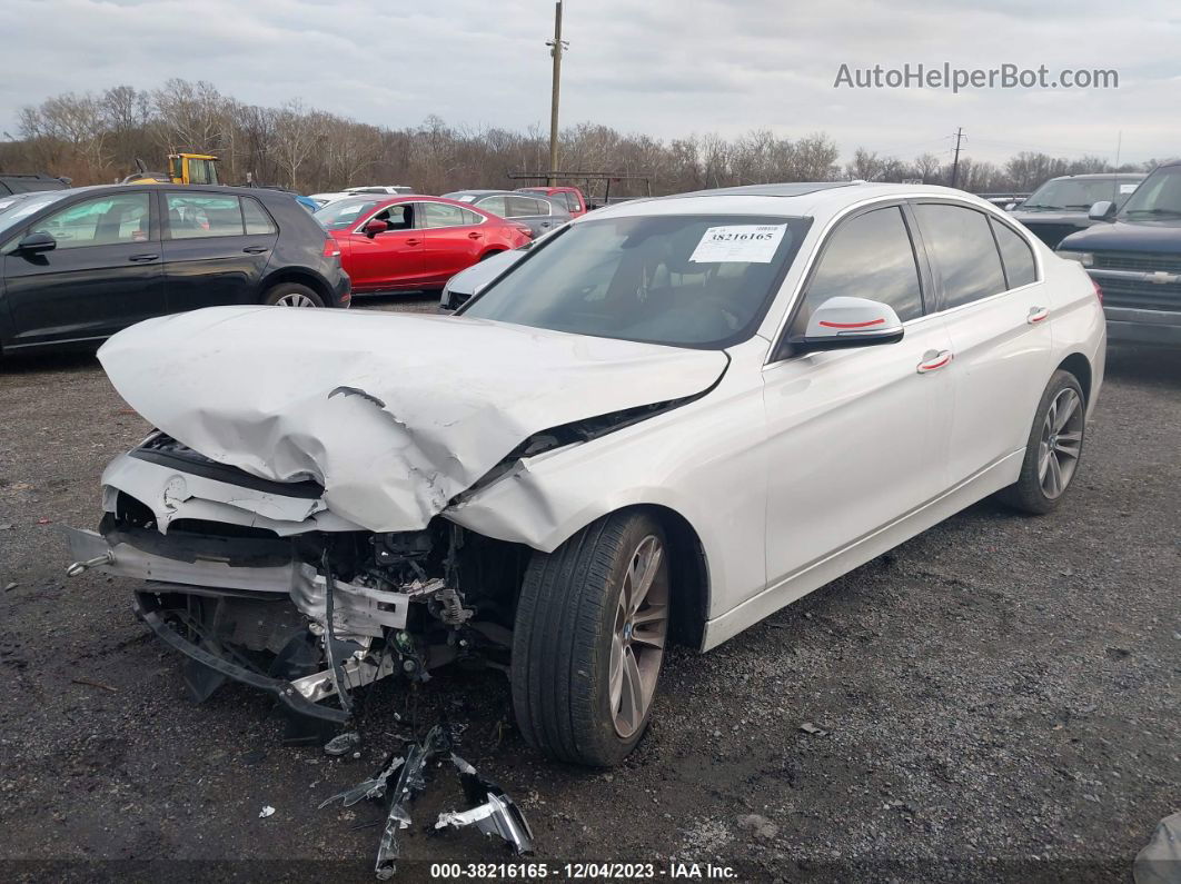 2017 Bmw 330i Xdrive White vin: WBA8D9G32HNU61367