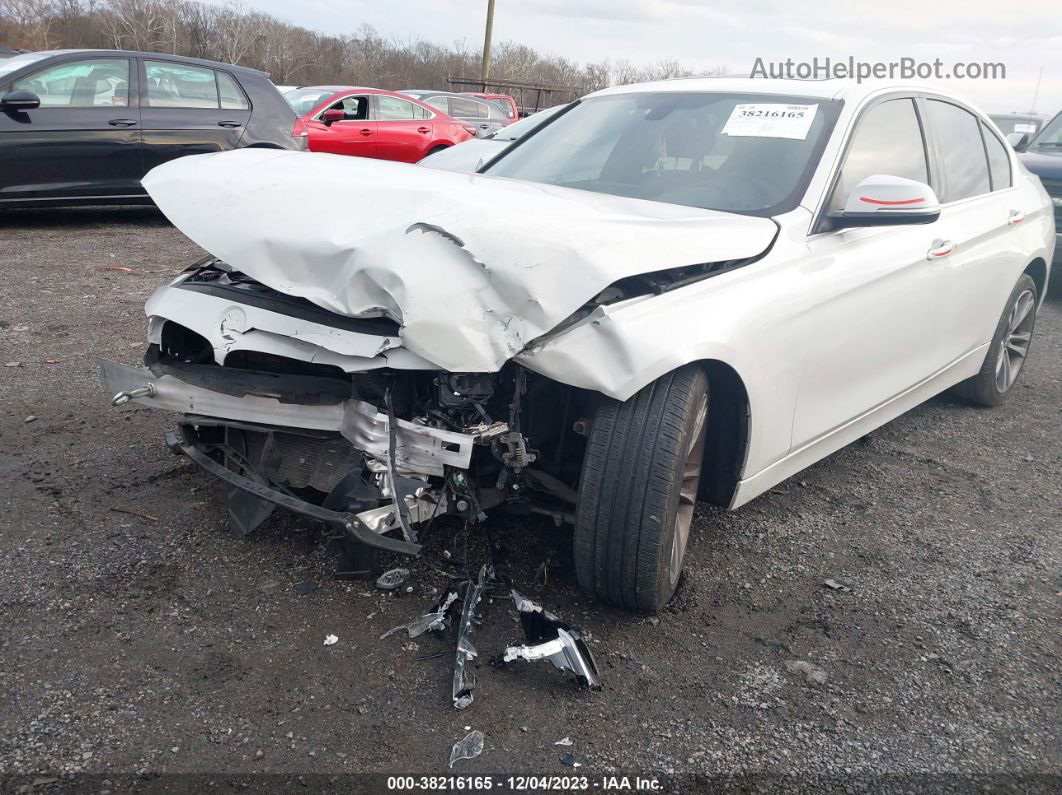 2017 Bmw 330i Xdrive White vin: WBA8D9G32HNU61367