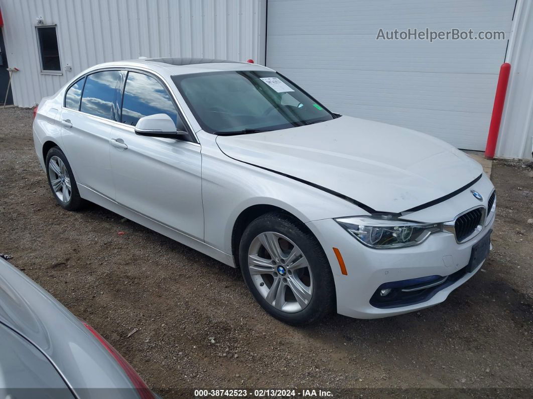 2017 Bmw 330i Xdrive White vin: WBA8D9G35HNU62495