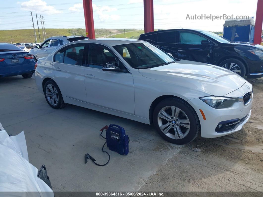 2017 Bmw 330i Xdrive White vin: WBA8D9G36HNU65373