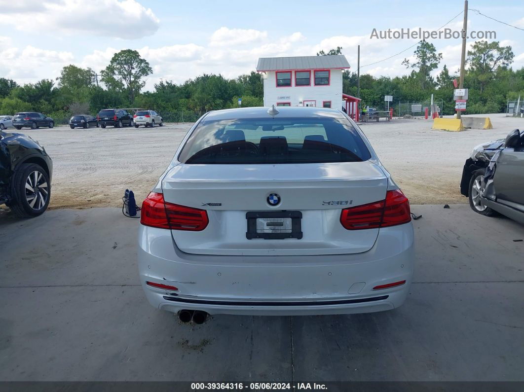 2017 Bmw 330i Xdrive White vin: WBA8D9G36HNU65373