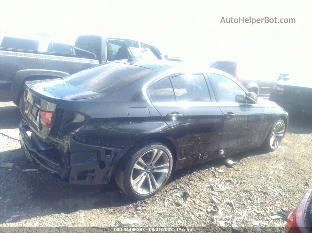 2017 Bmw 3 Series 330i Xdrive Black vin: WBA8D9G38HNU61521