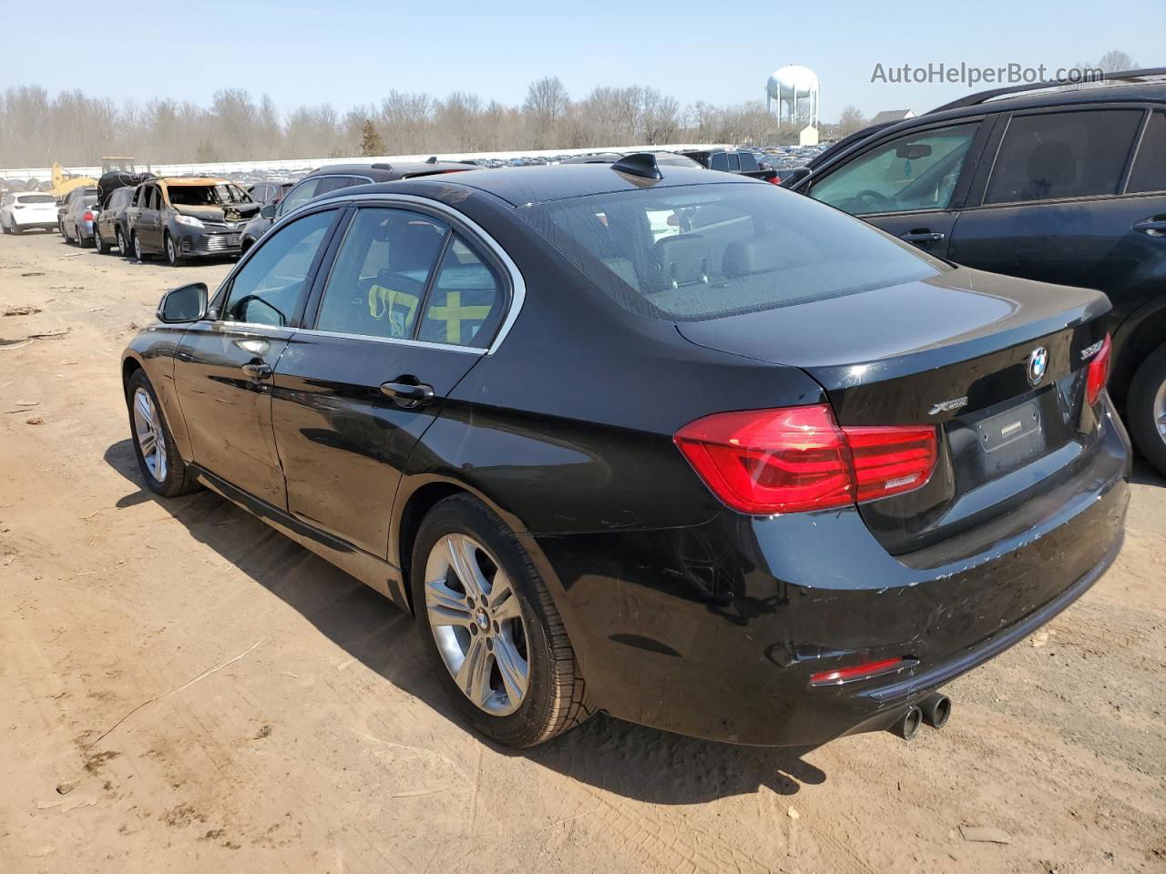 2017 Bmw 330 Xi Black vin: WBA8D9G51HNU61295