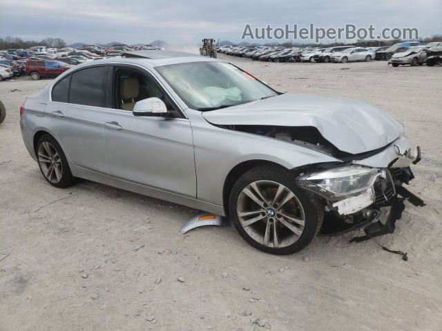 2017 Bmw 330 Xi Silver vin: WBA8D9G52HNU60804