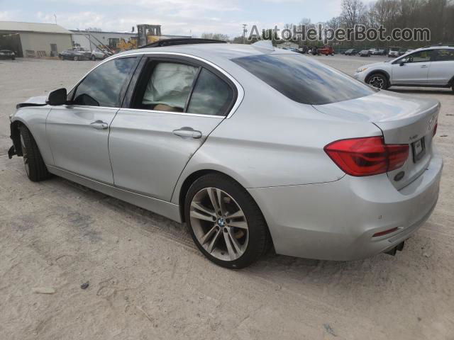 2017 Bmw 330 Xi Silver vin: WBA8D9G52HNU60804