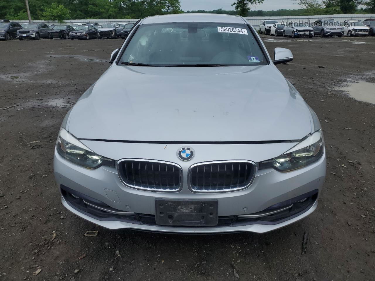 2017 Bmw 330 Xi Silver vin: WBA8D9G53HNU61153