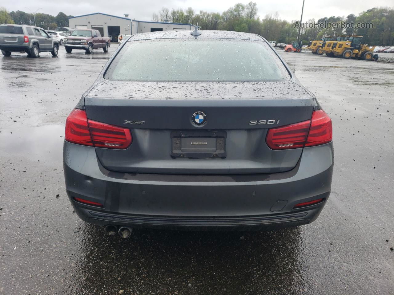 2017 Bmw 330 Xi Gray vin: WBA8D9G54HNU58519