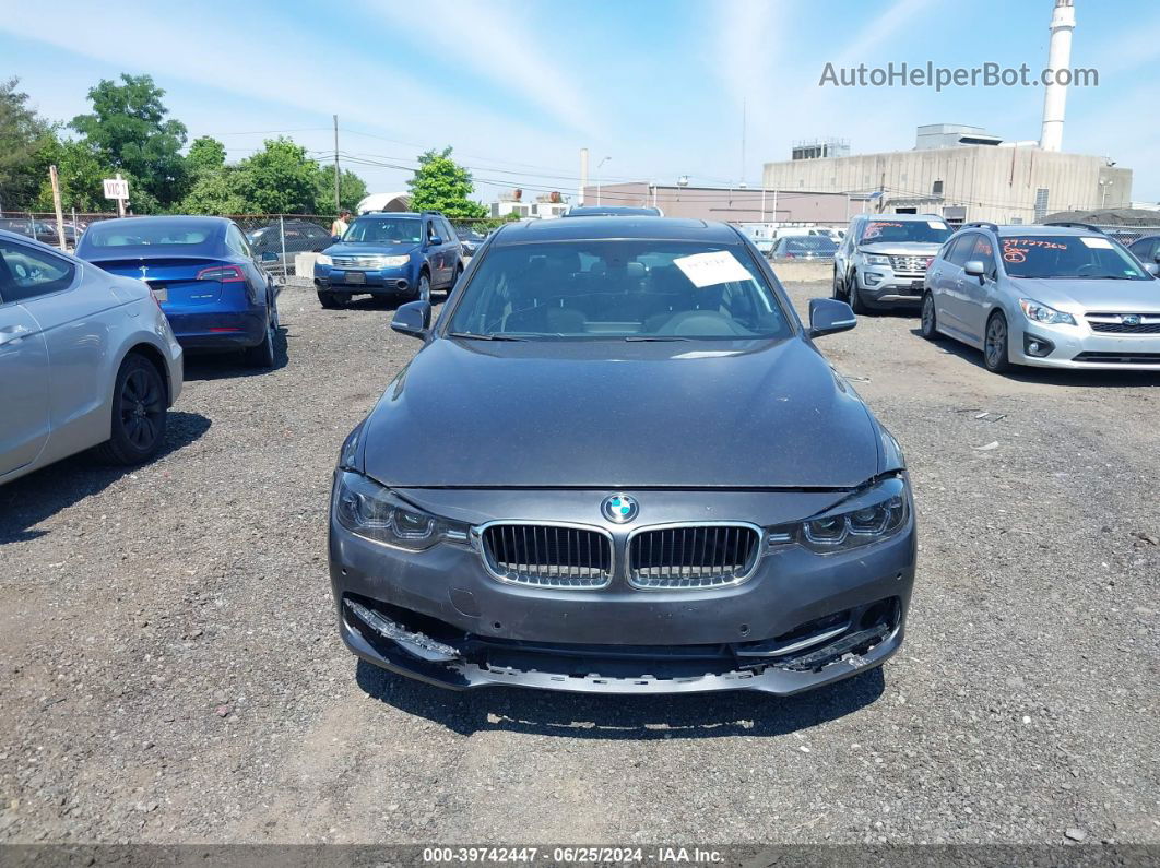 2017 Bmw 330i Xdrive Black vin: WBA8D9G54HNU58780