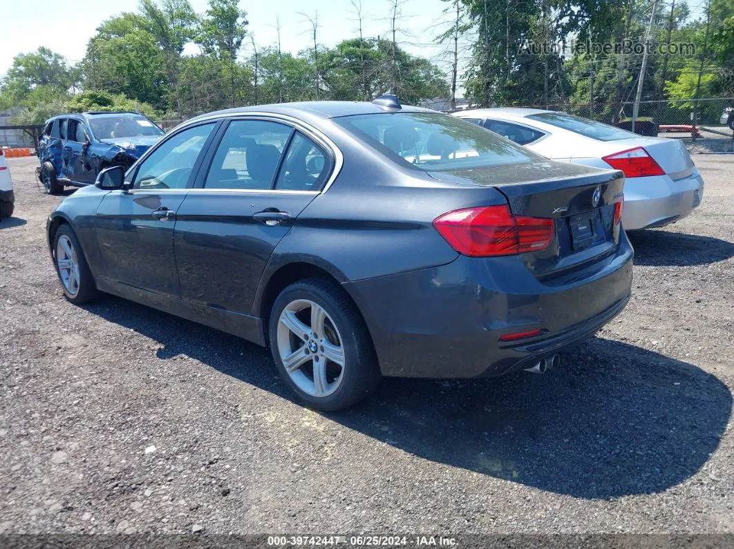 2017 Bmw 330i Xdrive Black vin: WBA8D9G54HNU58780