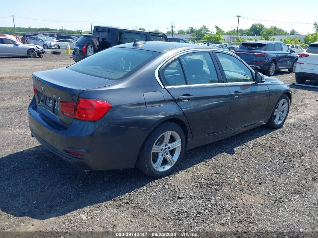 2017 Bmw 330i Xdrive Black vin: WBA8D9G54HNU58780