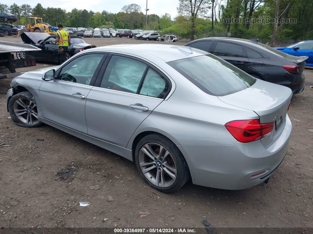 2017 Bmw 330i Xdrive Silver vin: WBA8D9G54HNU60951