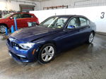 2017 Bmw 330 Xi Blue vin: WBA8D9G56HNU58411