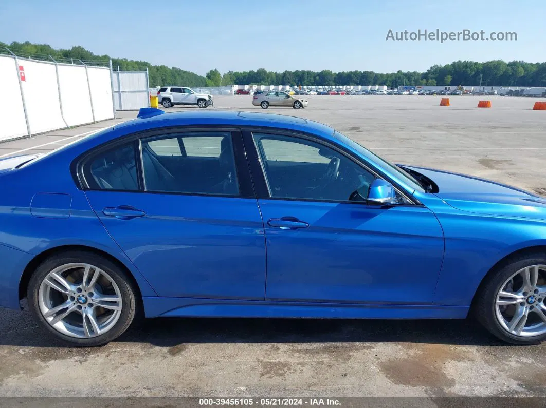 2017 Bmw 330i Xdrive Blue vin: WBA8D9G57HNT91494