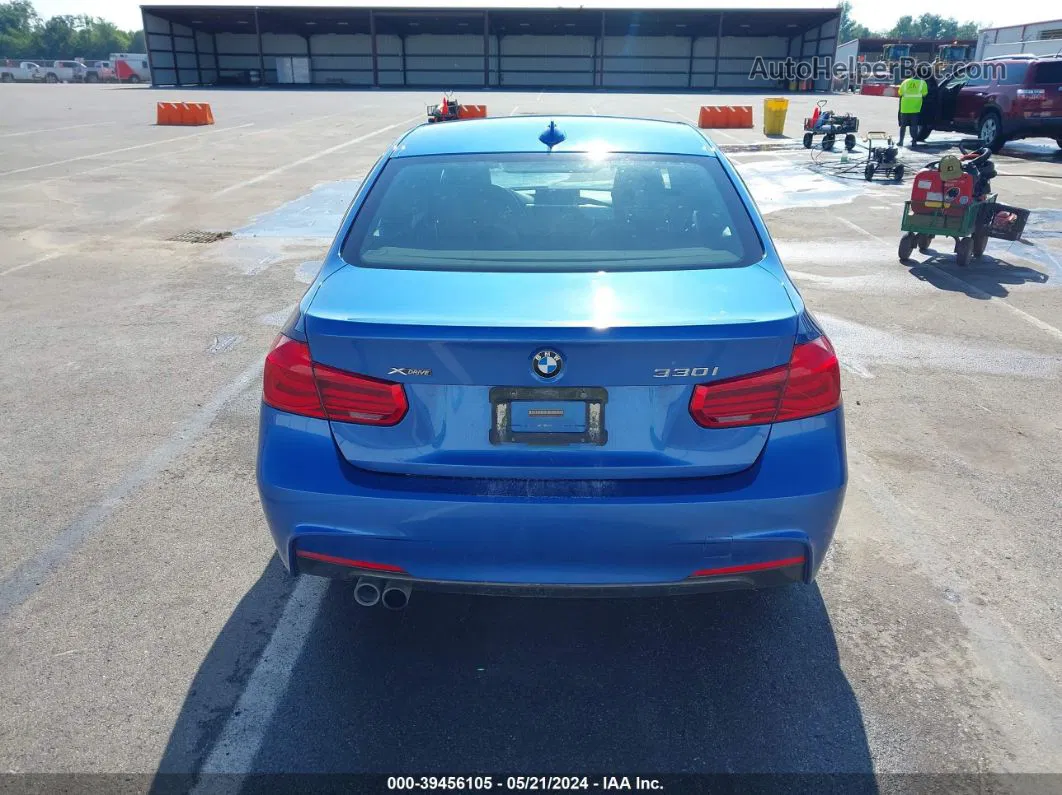 2017 Bmw 330i Xdrive Blue vin: WBA8D9G57HNT91494