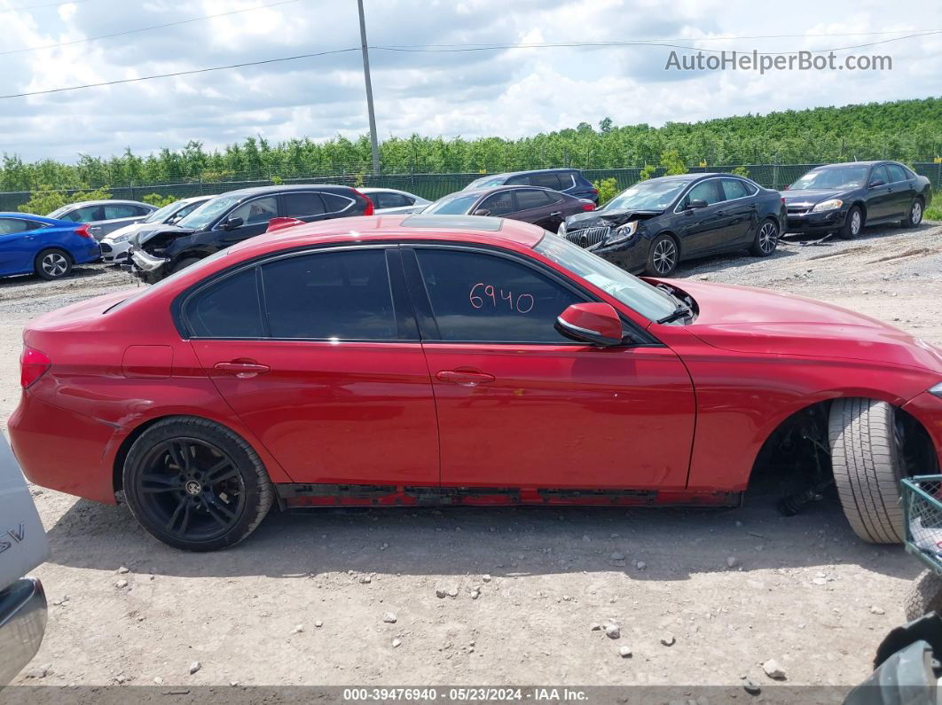 2017 Bmw 330i Xdrive Red vin: WBA8D9G57HNU58644