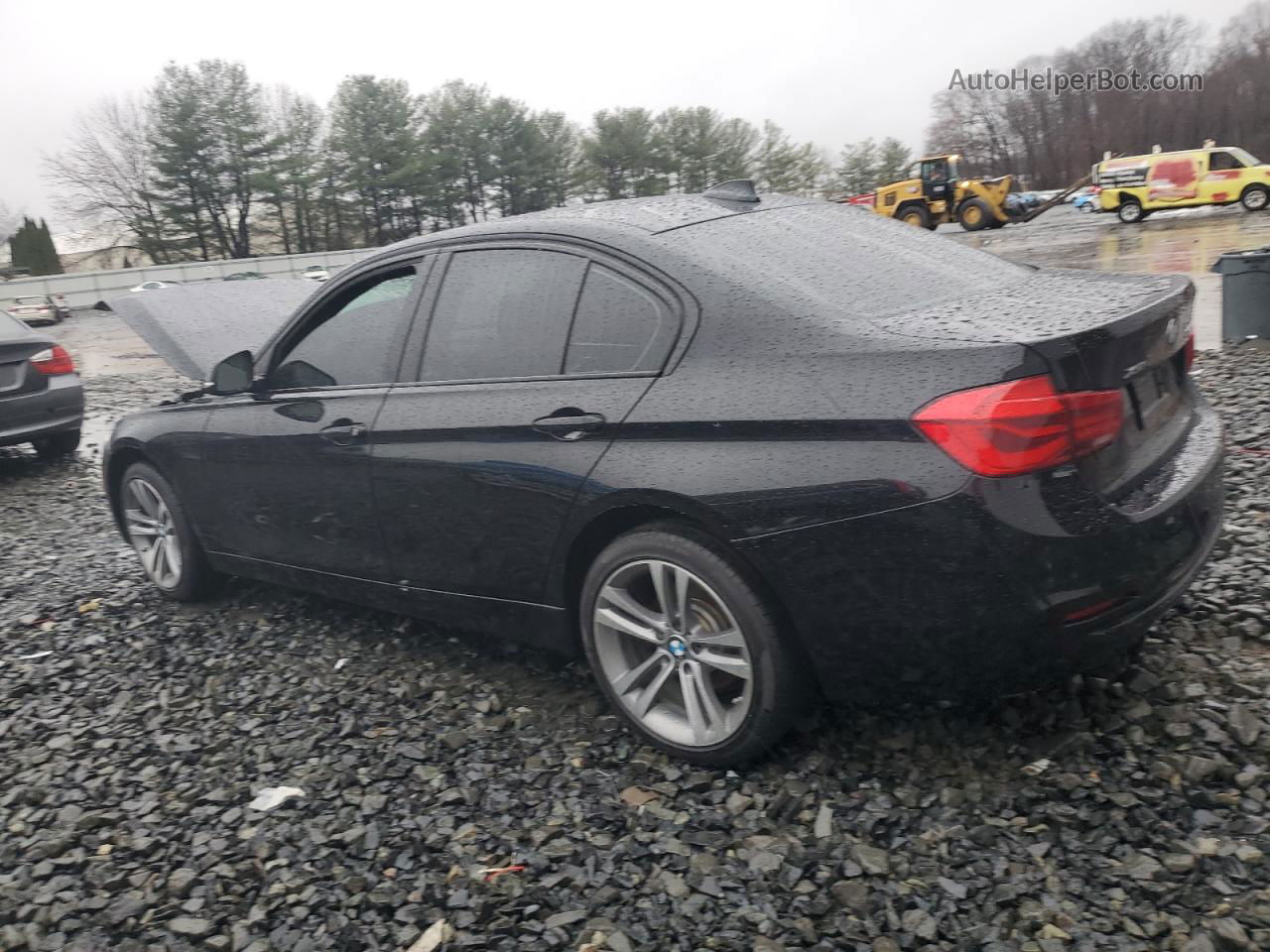 2017 Bmw 330 Xi Black vin: WBA8D9G5XHNT91117