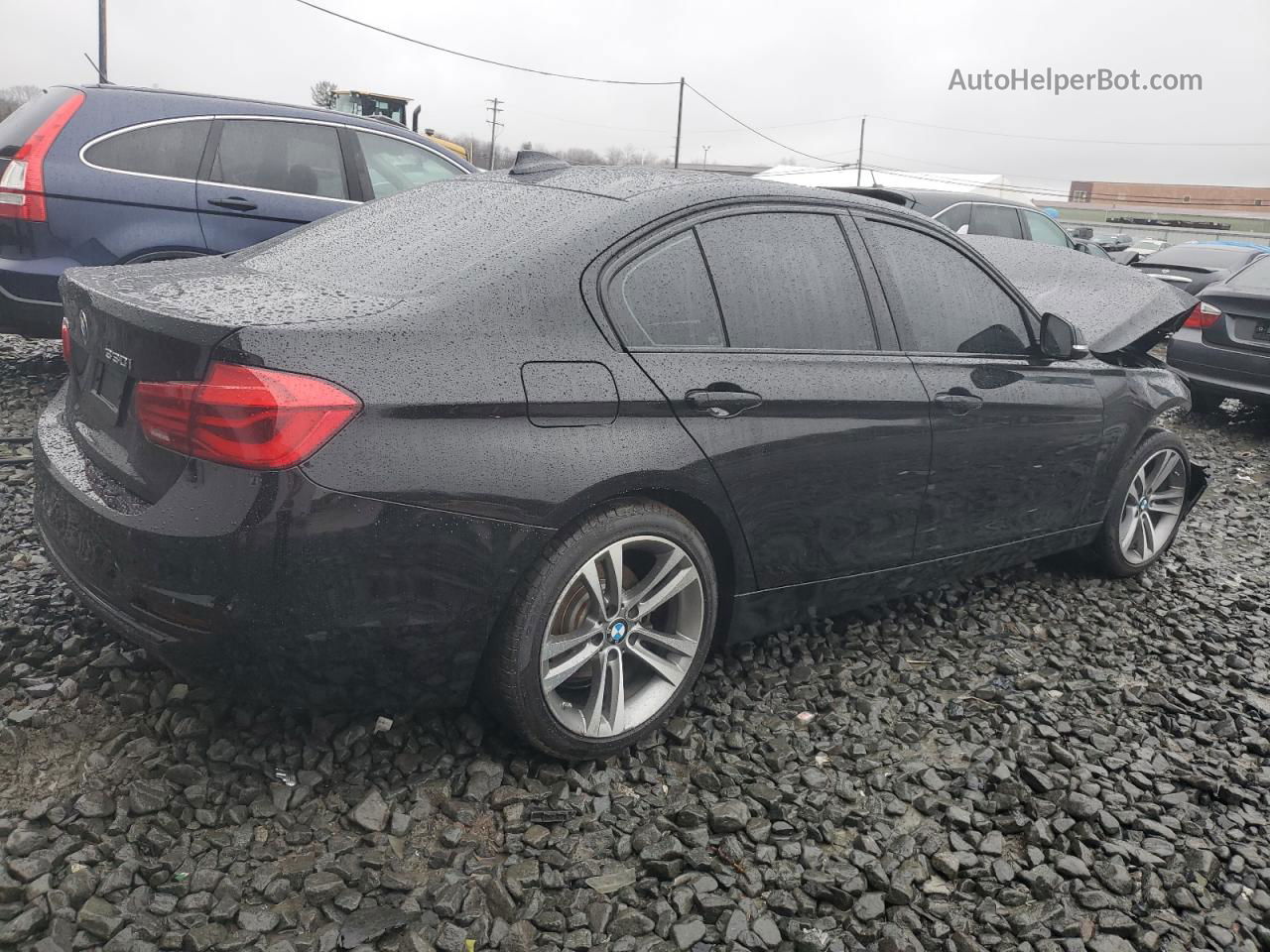 2017 Bmw 330 Xi Black vin: WBA8D9G5XHNT91117