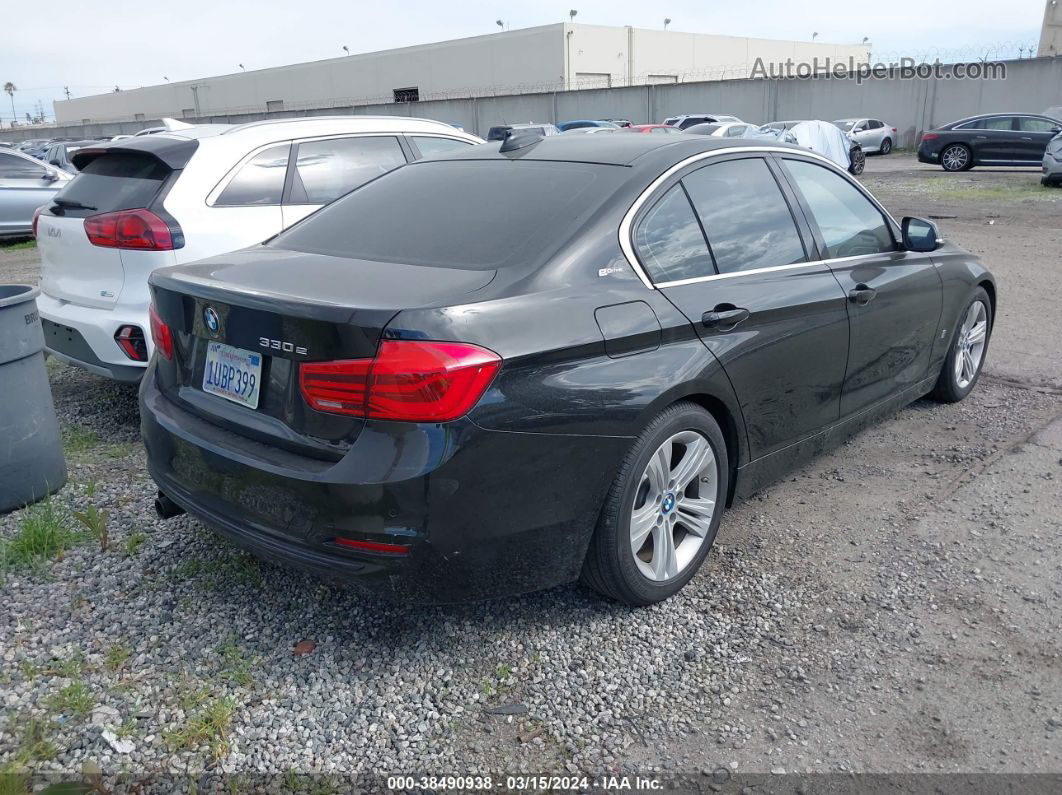 2017 Bmw 330e Iperformance Black vin: WBA8E1C32HA029843