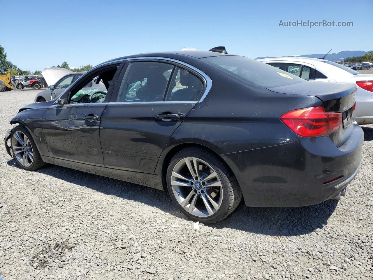 2017 Bmw 330e  Black vin: WBA8E1C33HA029964