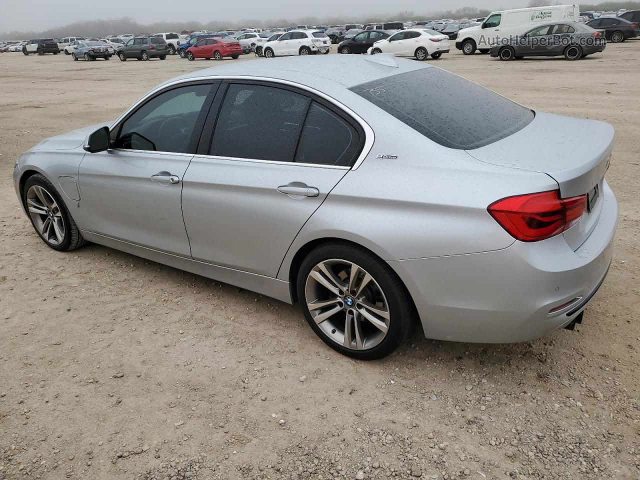 2017 Bmw 330e  Silver vin: WBA8E1C34HA156738