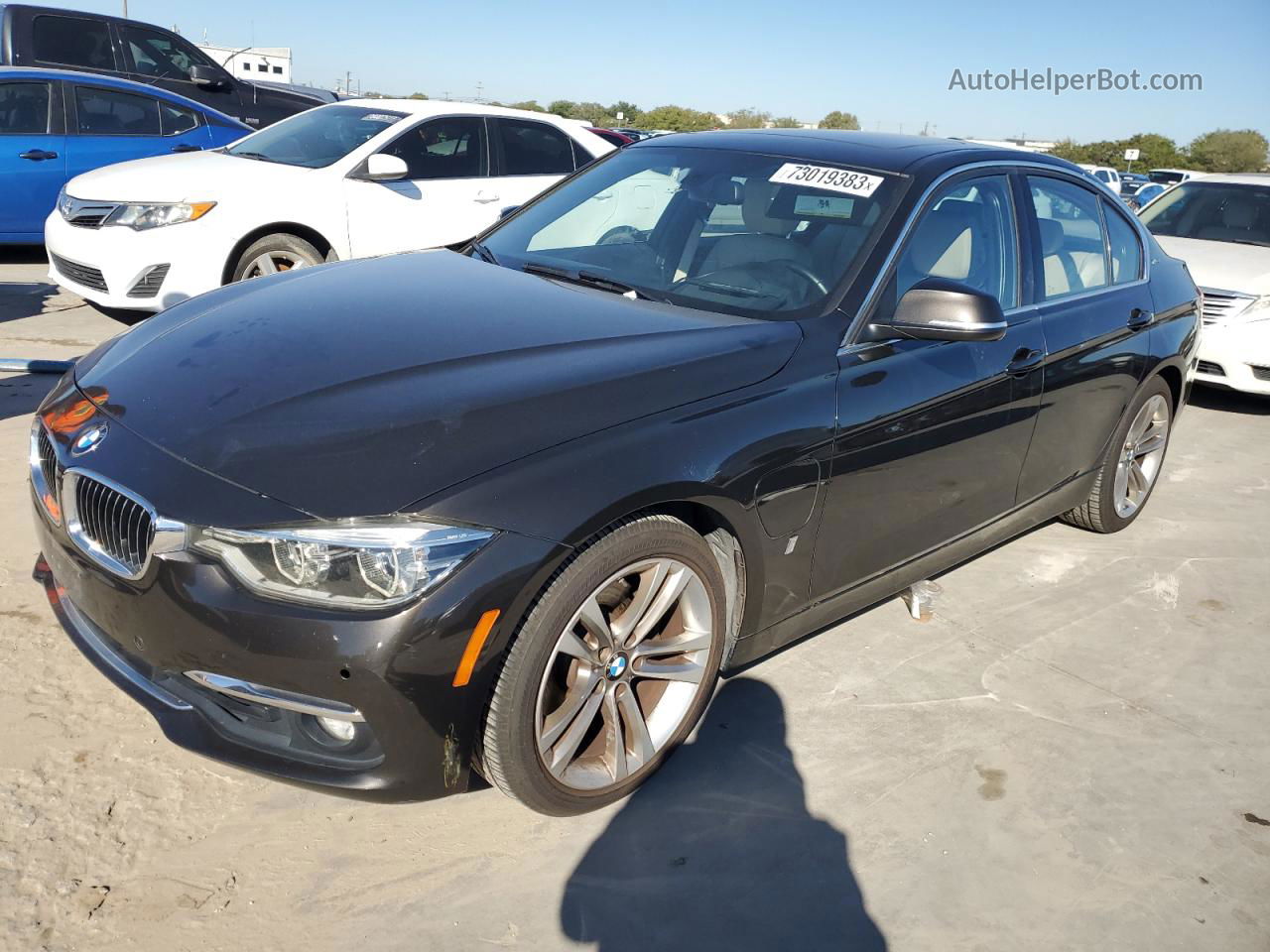 2017 Bmw 330e  Gray vin: WBA8E1C38HA029345