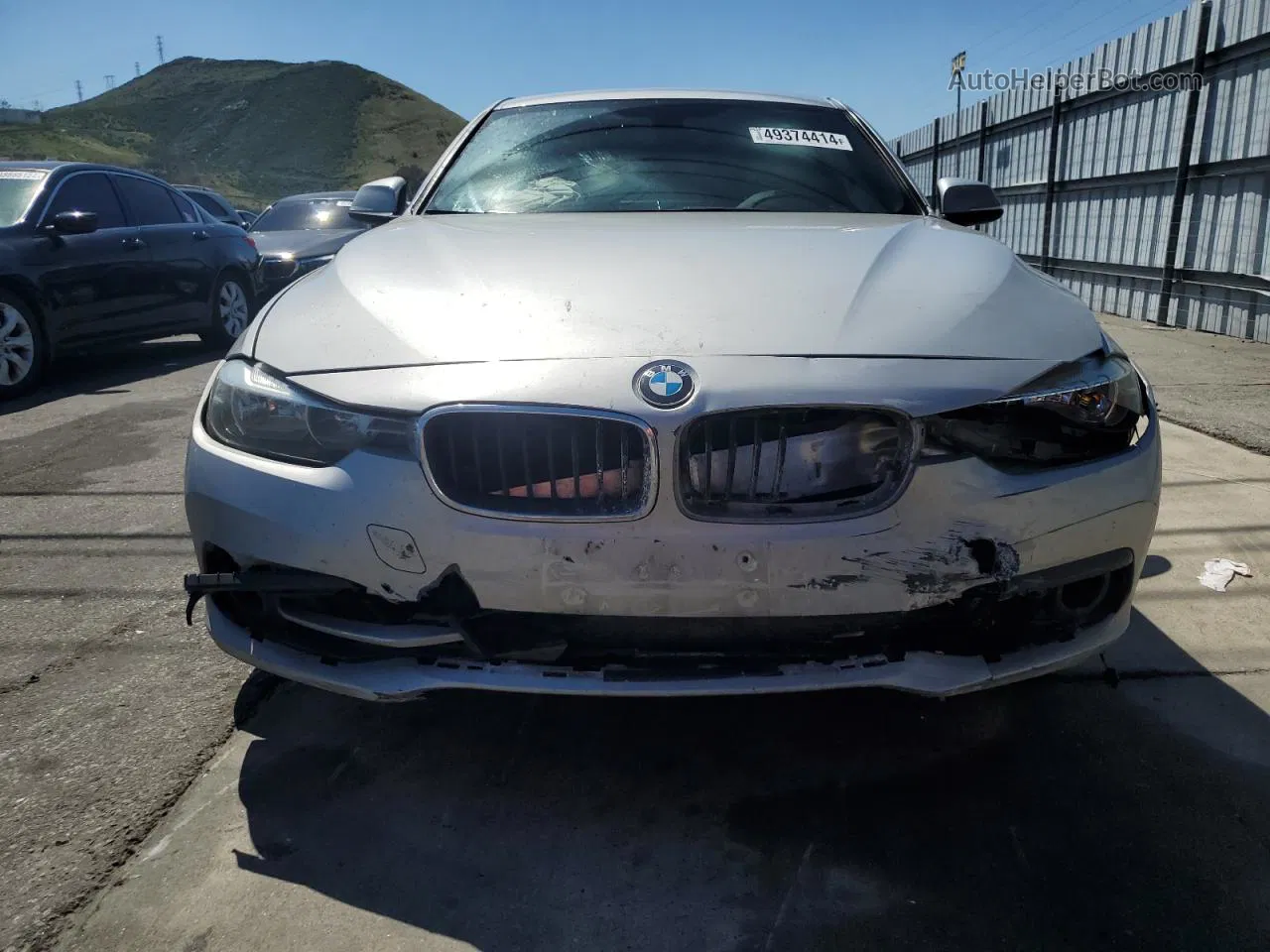 2017 Bmw 330e  Silver vin: WBA8E1C3XHA030044