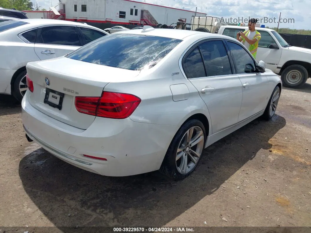 2017 Bmw 330e Iperformance White vin: WBA8E1C50HK480300