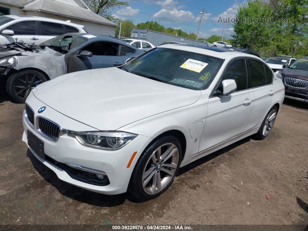 2017 Bmw 330e Iperformance White vin: WBA8E1C50HK480300