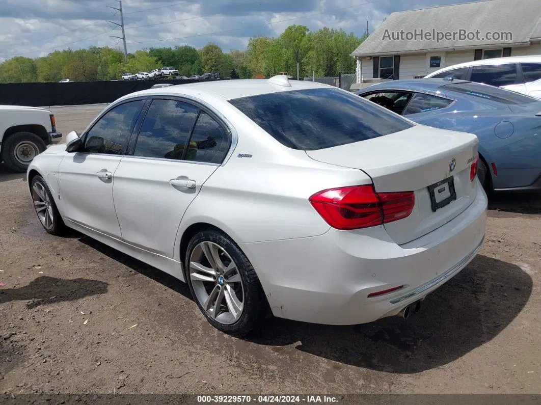 2017 Bmw 330e Iperformance White vin: WBA8E1C50HK480300