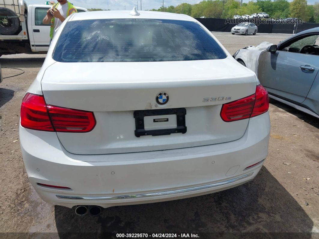 2017 Bmw 330e Iperformance White vin: WBA8E1C50HK480300