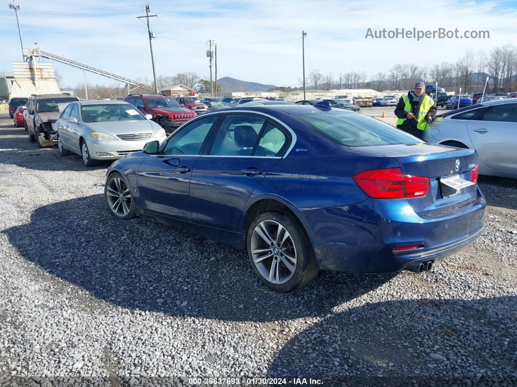 2017 Bmw 330e Iperformance Синий vin: WBA8E1C50HK480393