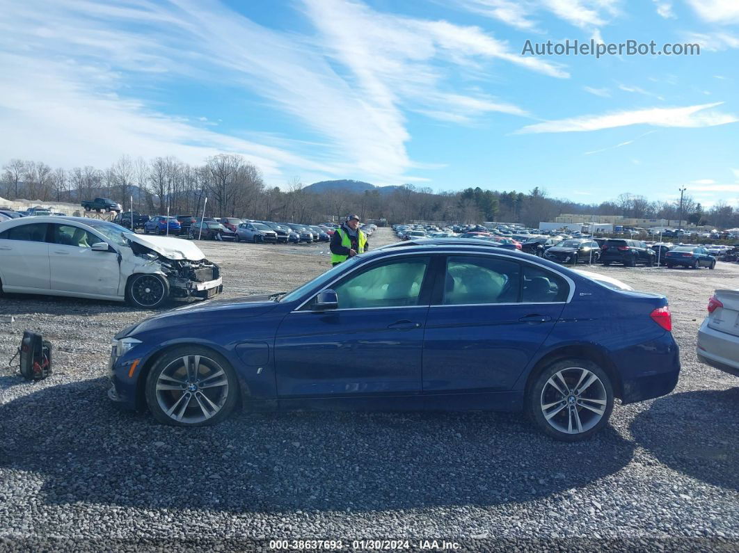 2017 Bmw 330e Iperformance Blue vin: WBA8E1C50HK480393