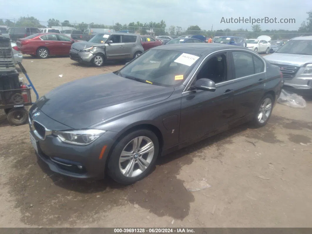 2017 Bmw 330e Iperformance Gray vin: WBA8E1C54HK895281