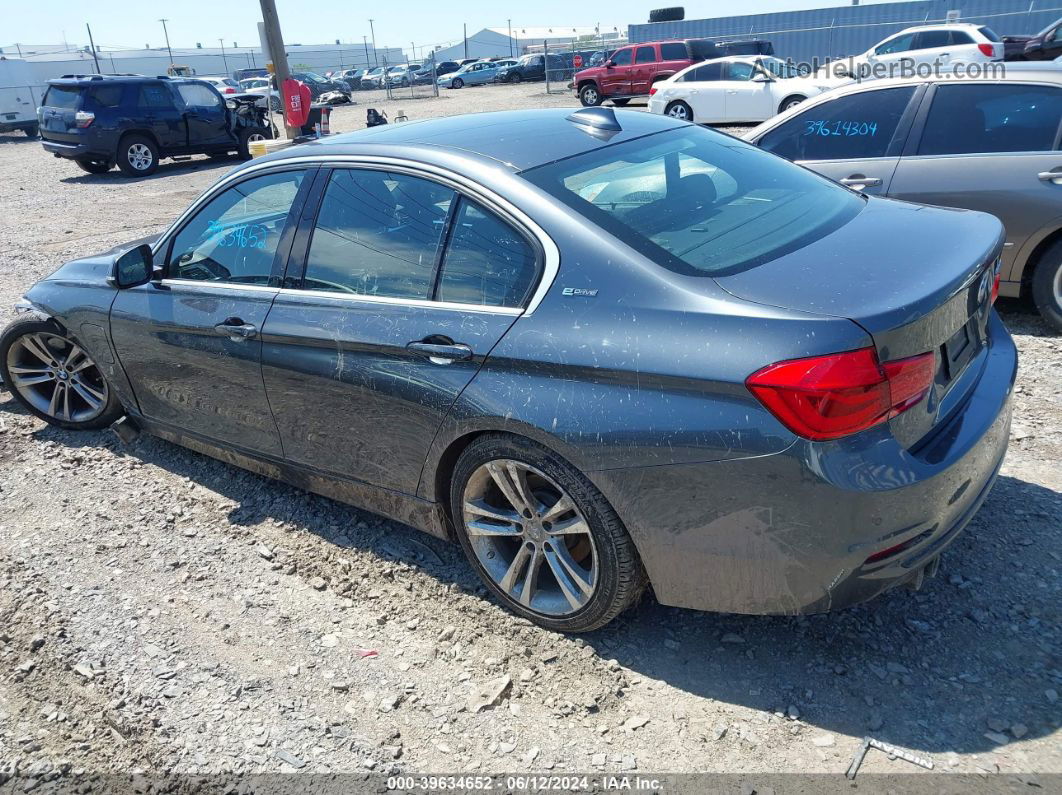 2017 Bmw 330e Iperformance Gray vin: WBA8E1C59HK895146