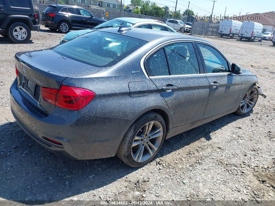 2017 Bmw 330e Iperformance Gray vin: WBA8E1C59HK895146