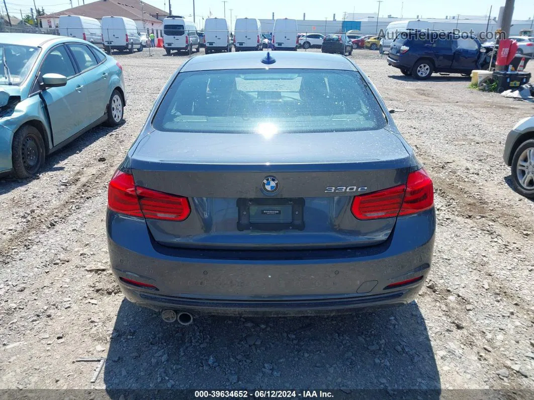 2017 Bmw 330e Iperformance Gray vin: WBA8E1C59HK895146