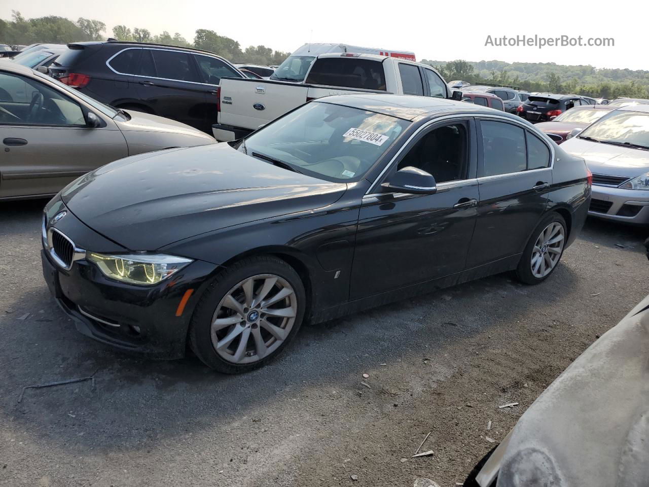 2017 Bmw 330e  Black vin: WBA8E1C5XHK480319