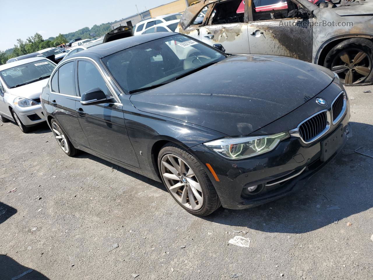 2017 Bmw 330e  Black vin: WBA8E1C5XHK480319