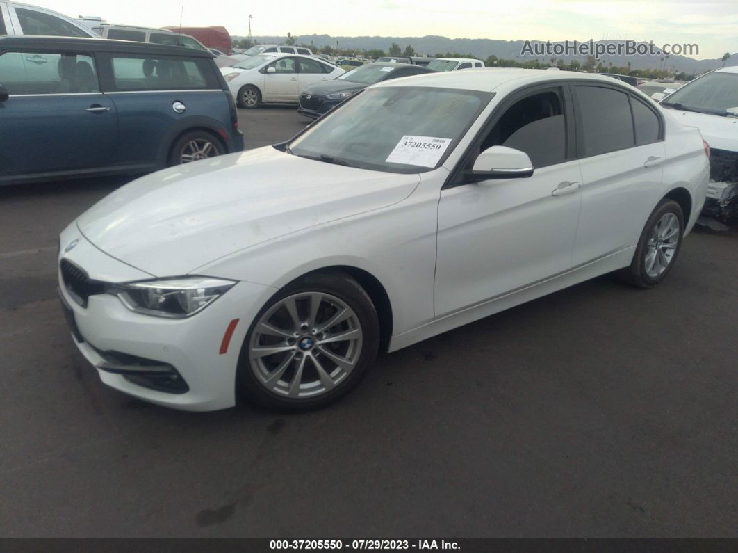 2017 Bmw 3 Series 320i White vin: WBA8E1G33HNU17330