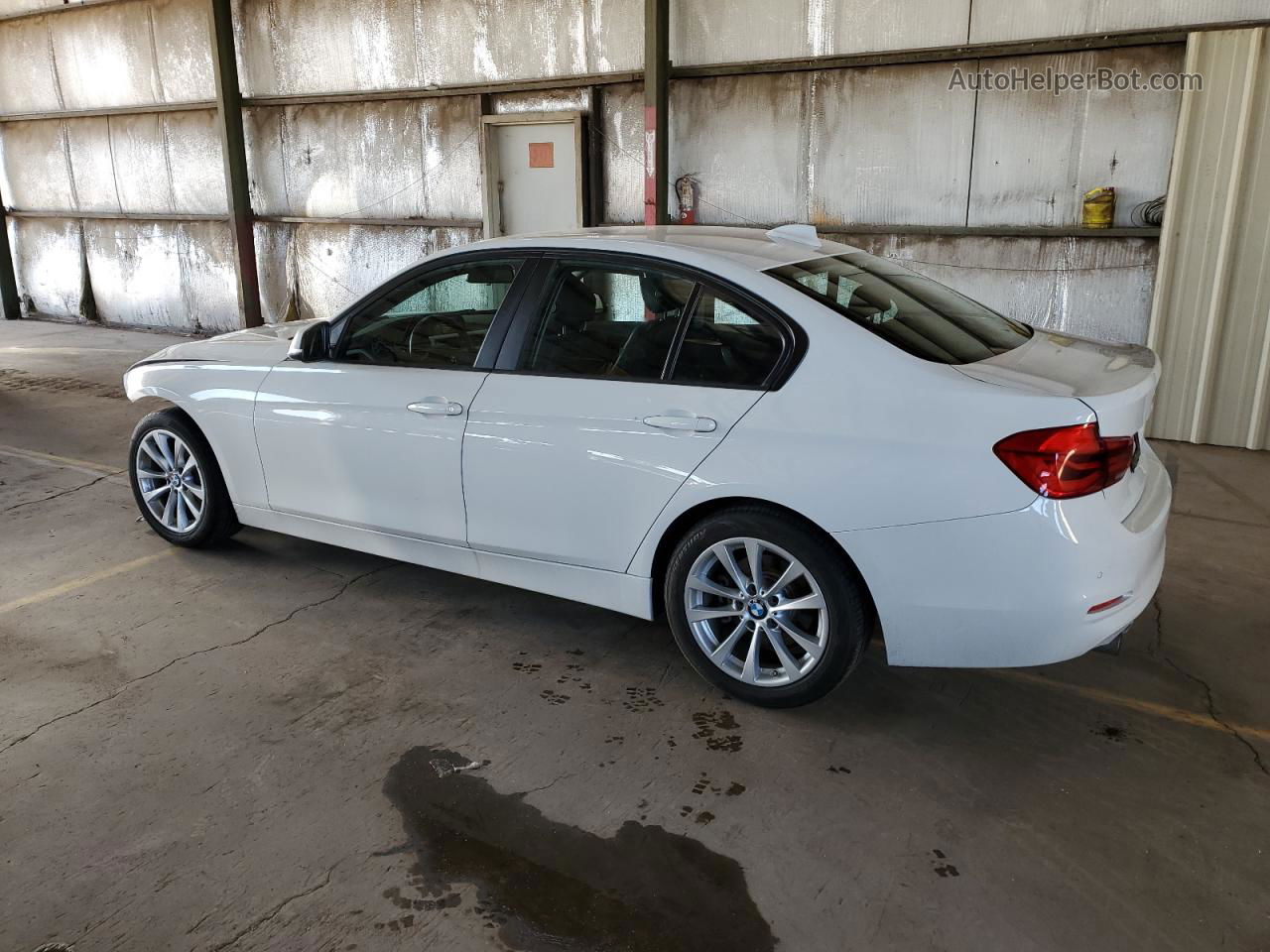 2017 Bmw 320 I White vin: WBA8E1G34HNU17367