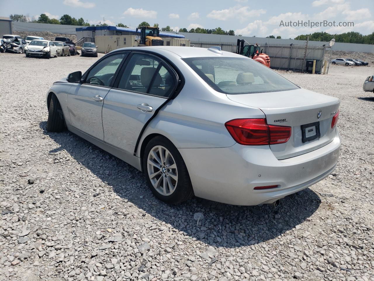 2017 Bmw 320 I Silver vin: WBA8E1G38HNU18988