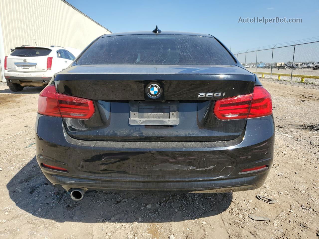 2017 Bmw 320 I Black vin: WBA8E1G39HNU18594