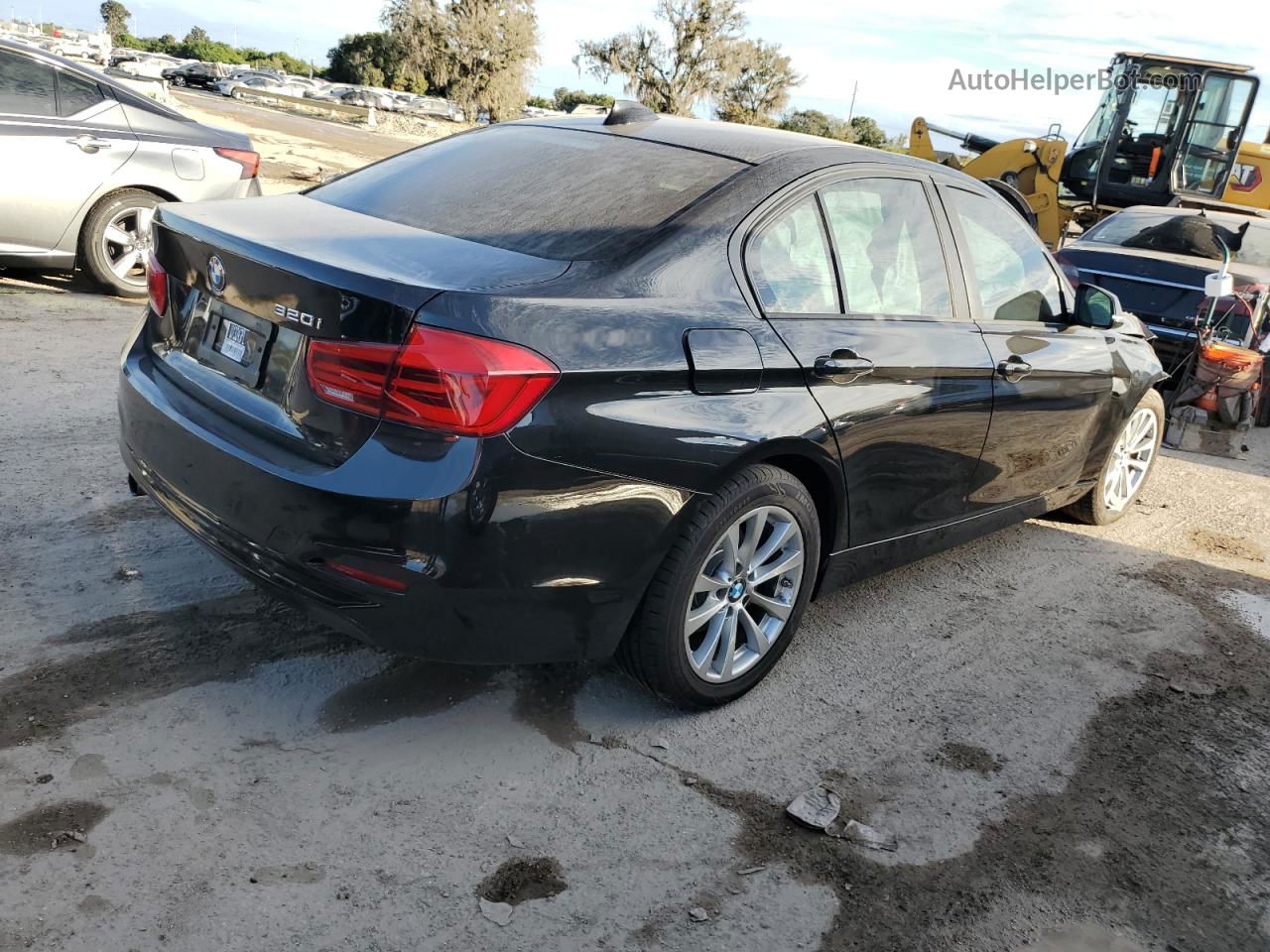 2016 Bmw 320 I Черный vin: WBA8E1G50GNT36334