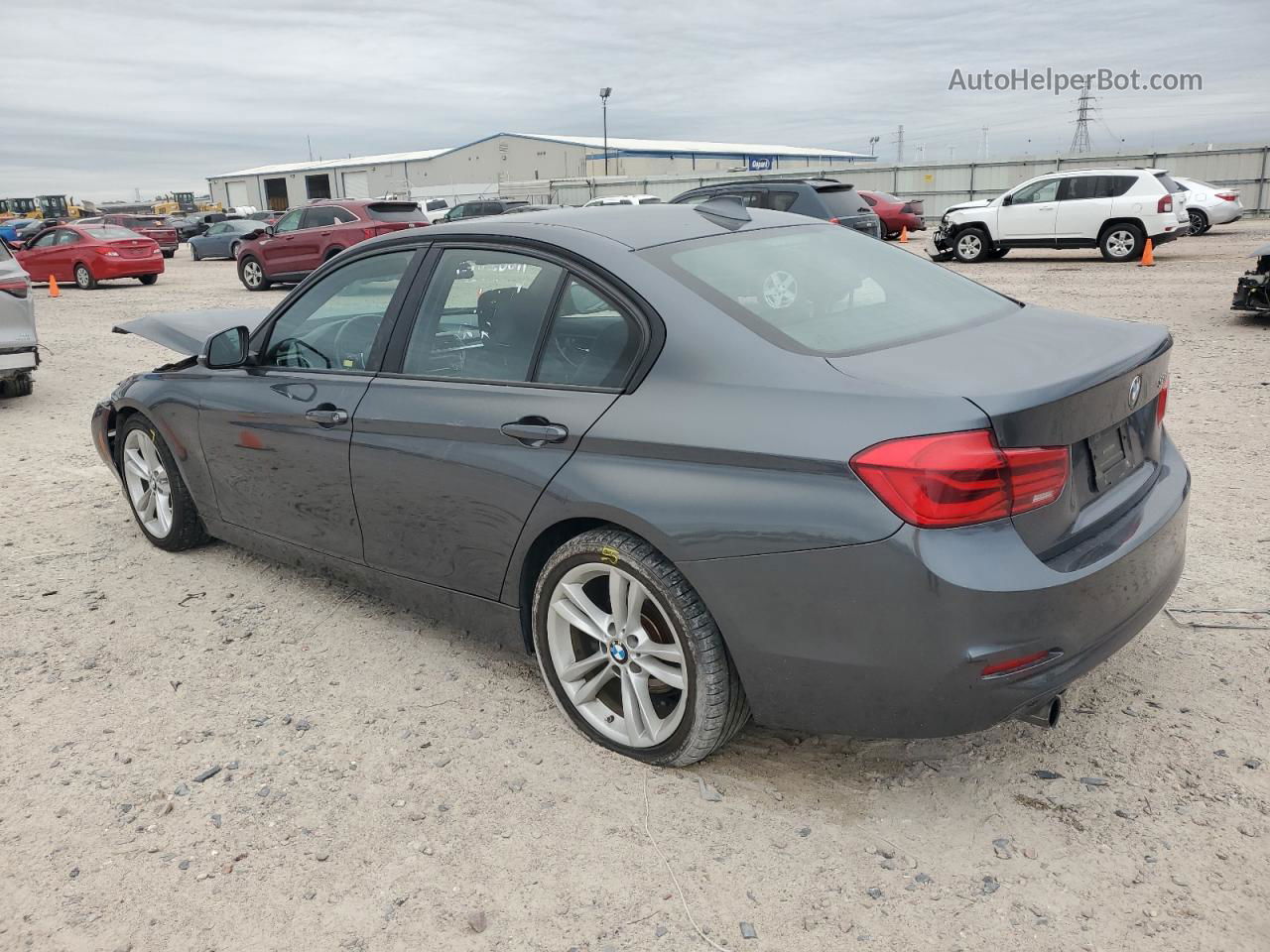 2016 Bmw 320 I Gray vin: WBA8E1G50GNT37127