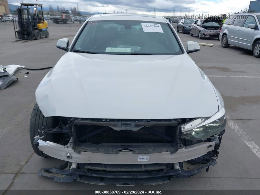 2016 Bmw 320i White vin: WBA8E1G50GNU10867