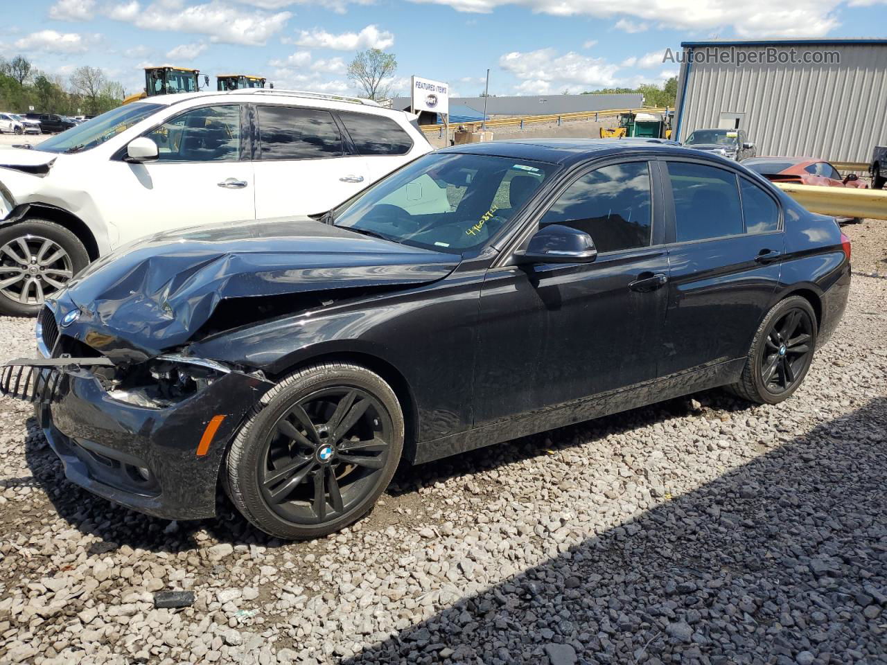 2016 Bmw 320 I Black vin: WBA8E1G50GNU11811