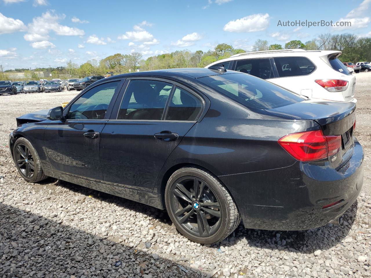 2016 Bmw 320 I Black vin: WBA8E1G50GNU11811