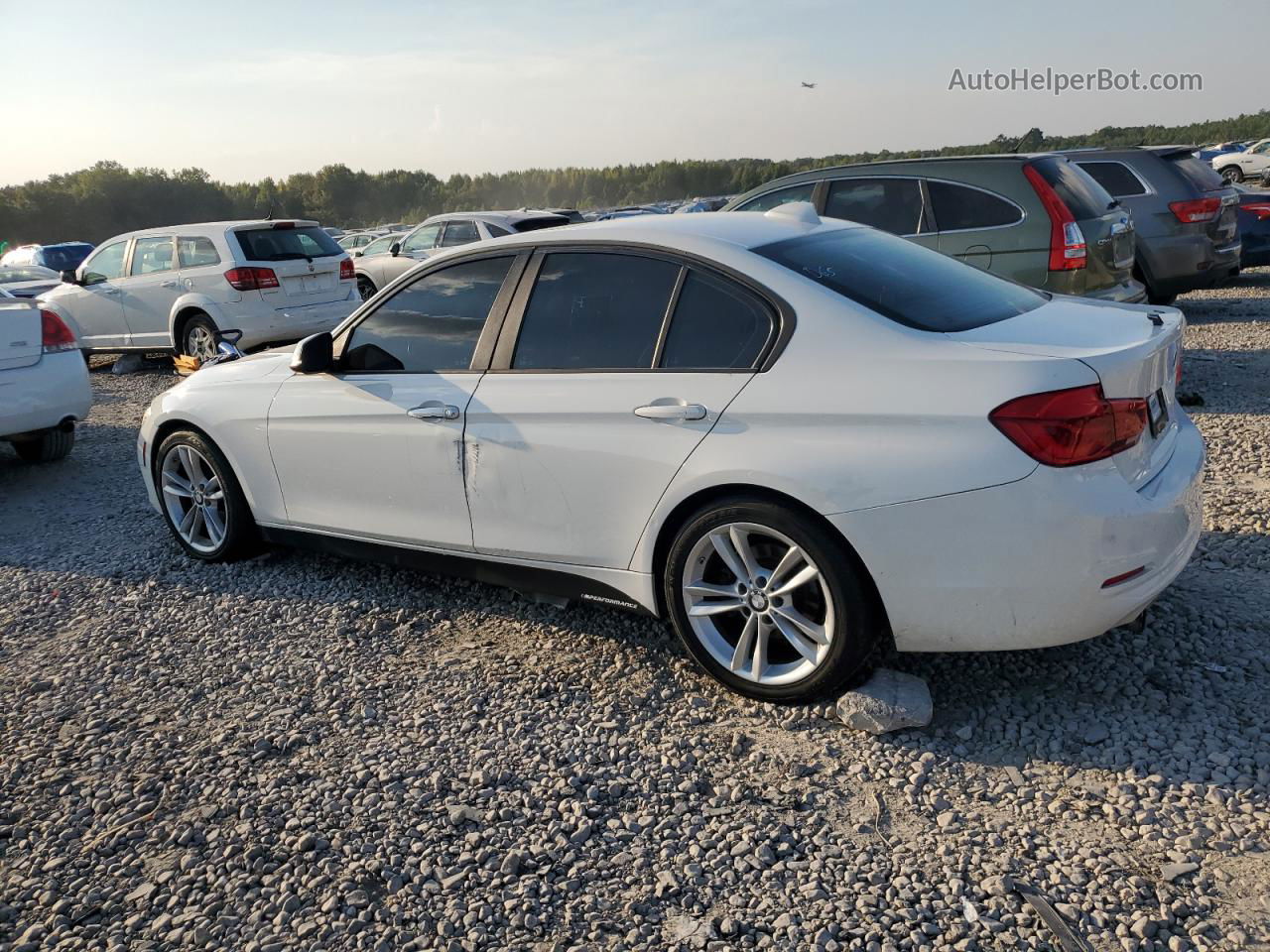 2016 Bmw 320 I White vin: WBA8E1G51GNT33717